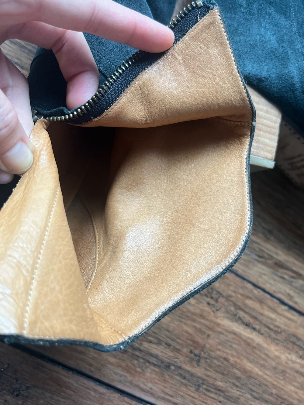 Isabel Marant Etoile Dicker Suede Leather Boots 10 Dark Green Western Round Toe - Picture 5 of 10